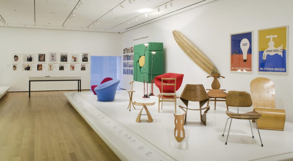 Ribbon Chair in the MoMA archives